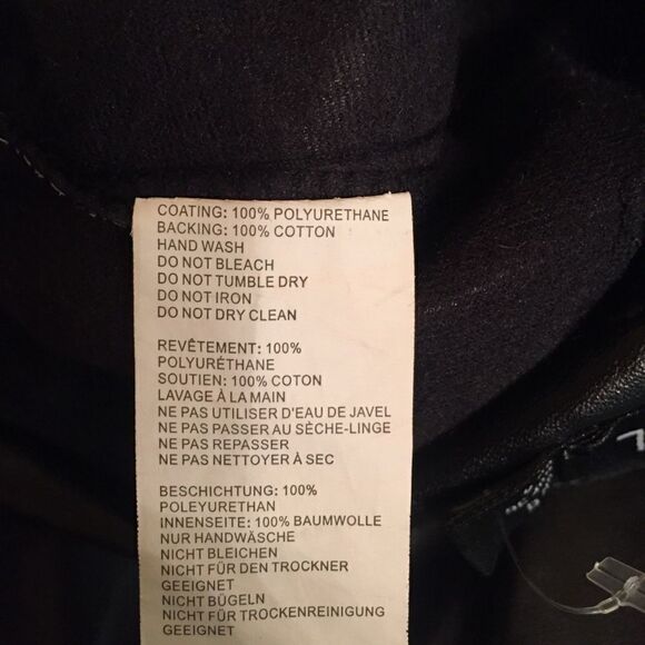 Nasty Gal Black Leather Vegan Pants - Picture 8 of 8